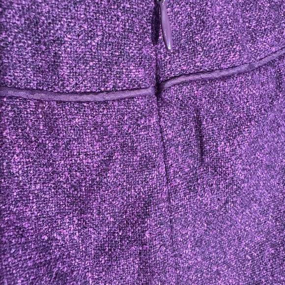 Kasper Elegant Purple Women's Midi Skirt SZ 16W - Picture 3 of 6